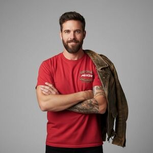 Great Western Motorcycles Polaris RZR Red T-Shirt XL Statesville NC‎